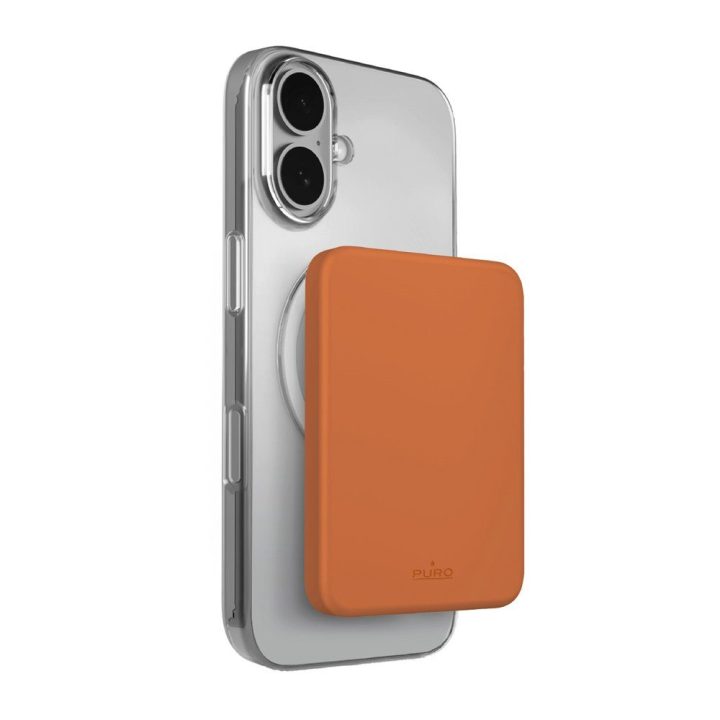 Išorinė baterija 4200 mAh su MagSafe oranžinė Puro