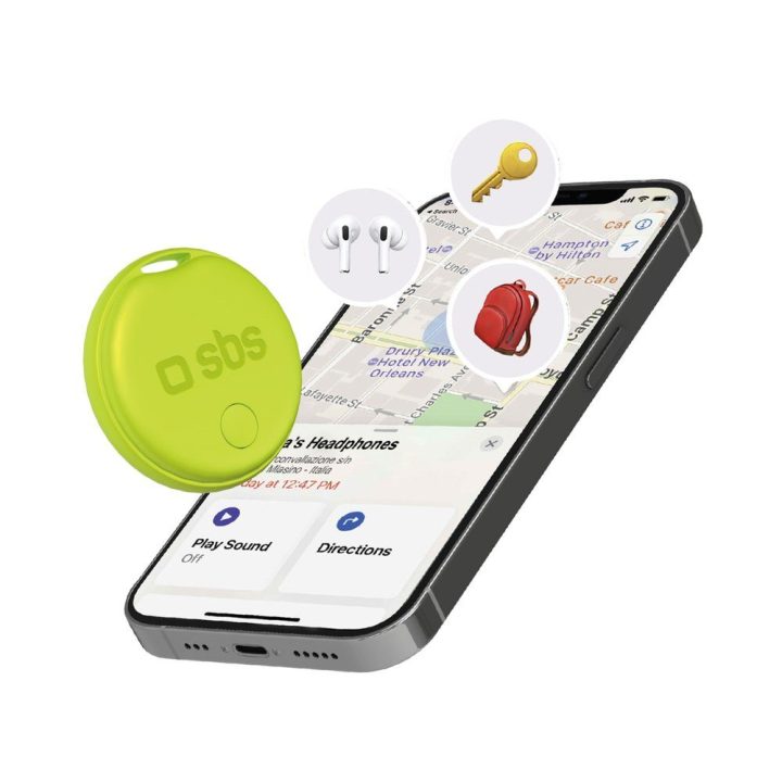 Lokatorius Track My Circle suderinamas su Apple Find My žalias SBS