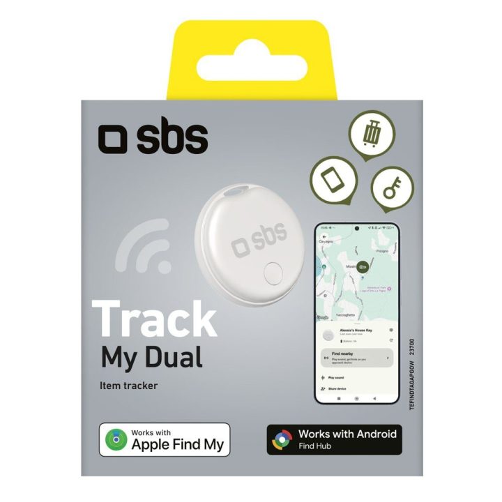 GPS seklys universalus baltas SBS