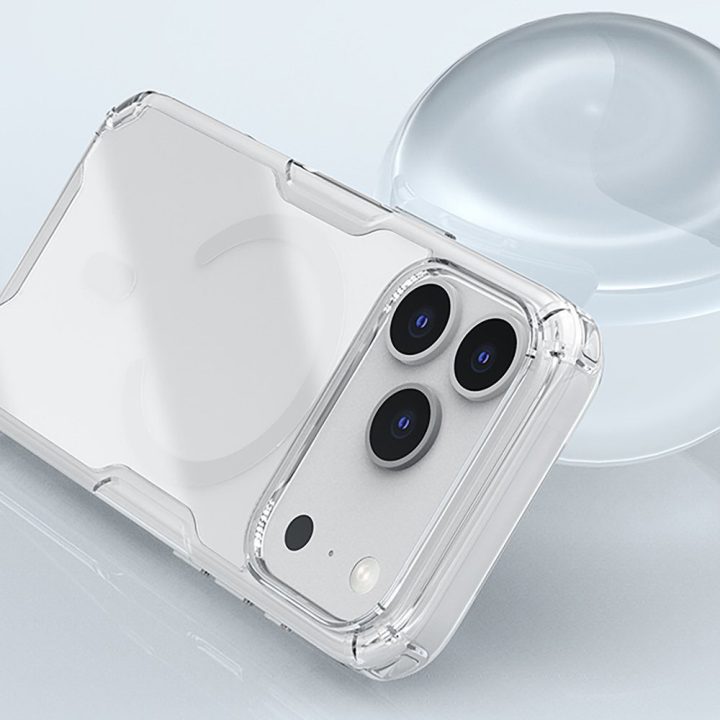 iPhone 17 Pro dėklas baltas Nillkin
