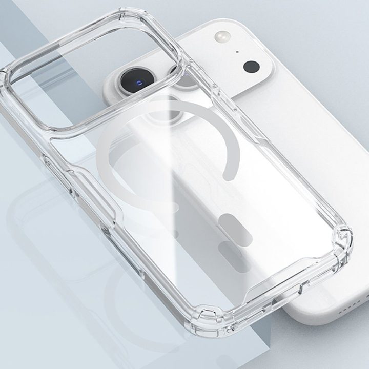 iPhone 17 Pro dėklas baltas Nillkin