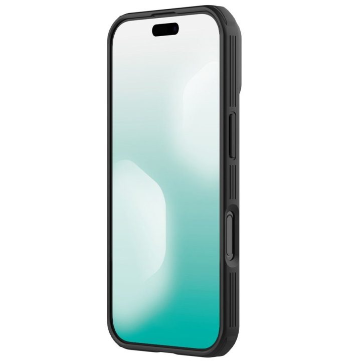 iPhone 17 Air telefono dėklas permatomas juodas Nillkin