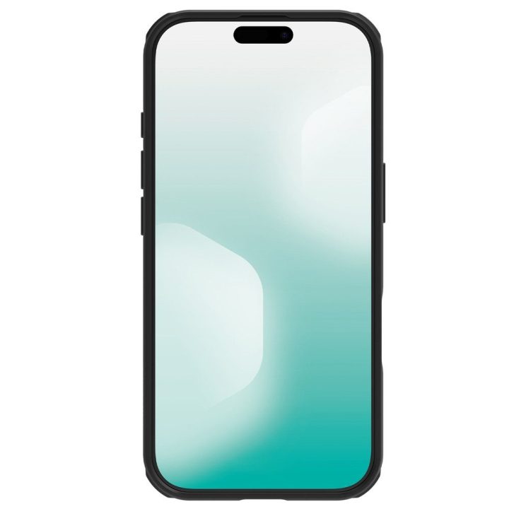 iPhone 17 Air telefono dėklas permatomas juodas Nillkin