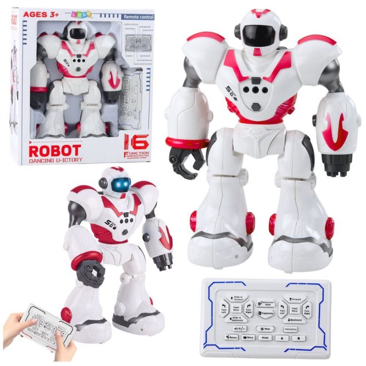 Robotas interaktyvus valdomas pulteliu rožinis R/C Models
