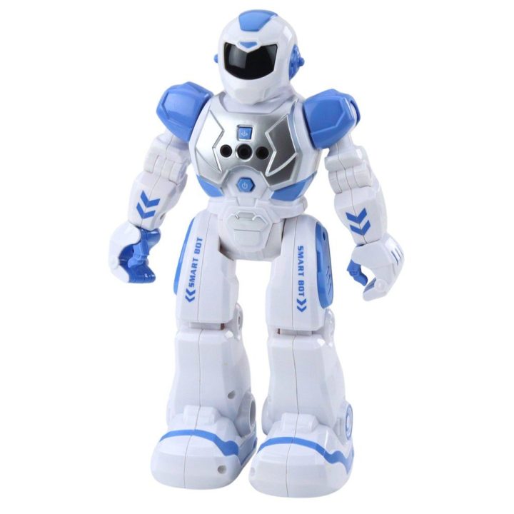 Robotas edukacinis valdomas pulteliu mėlynas RC