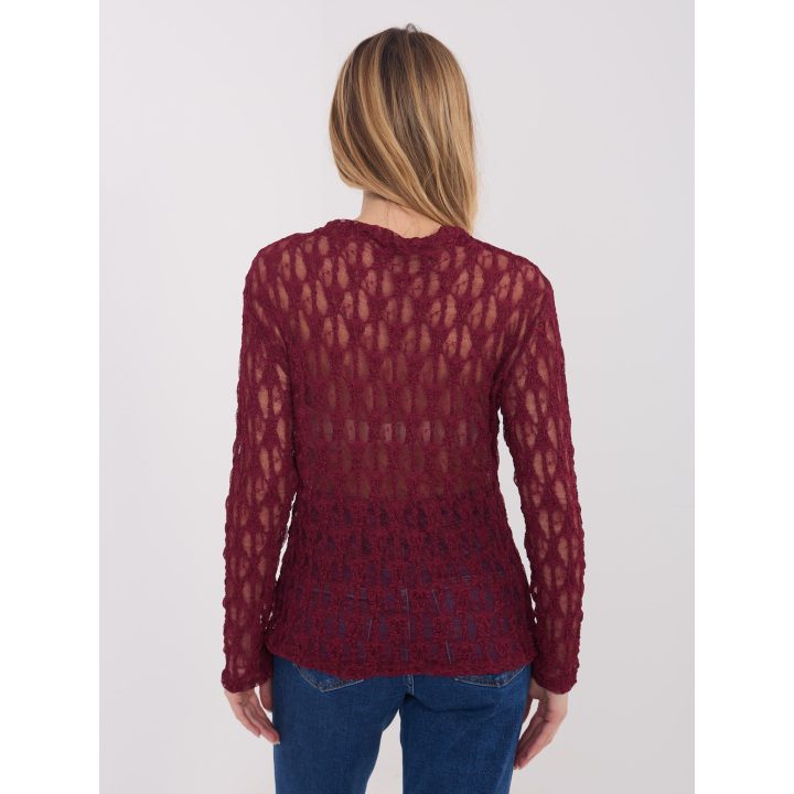 Palaidinė moteriška bordo spalvos IT-BZ-9962.98