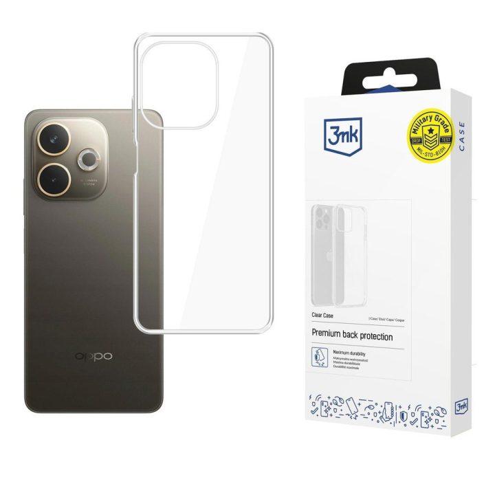Skaidrus dėklas Oppo A5 Pro 5G telefonui Clear Case – nematomai apsaugai
