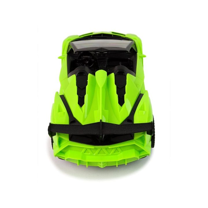 Automobilis R/C 1:18 žalias, 27 MHz – smagioms lenktynėms namuose