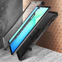 Dėklas Samsung Galaxy Tab S9/S9 FE/S10 FE/S10 Lite juodas Supcase