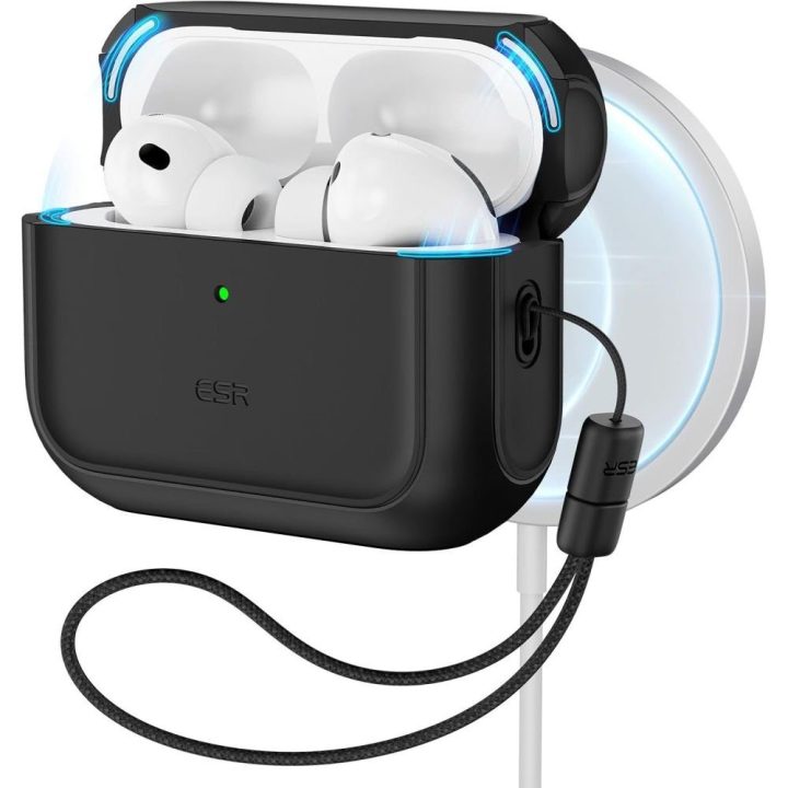 Dėklas AirPods Pro 3 magnetinis juodas ESR