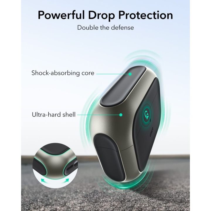 Dėklas AirPods Pro 3 pilkas juodas ESR