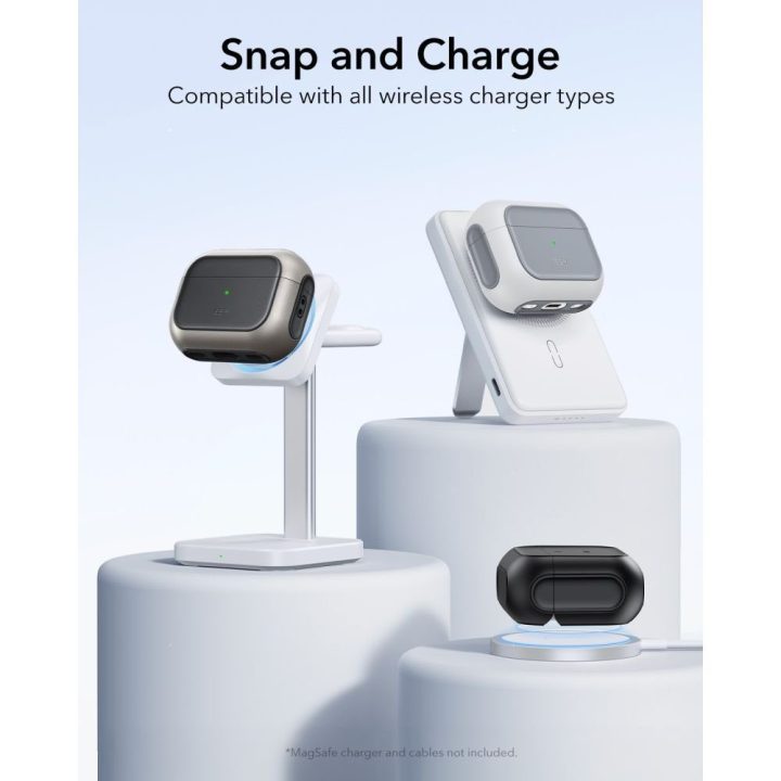 Dėklas AirPods Pro 3 pilkas juodas ESR
