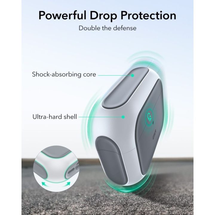 Dėklas AirPods Pro 3 baltas HaloLock ESR