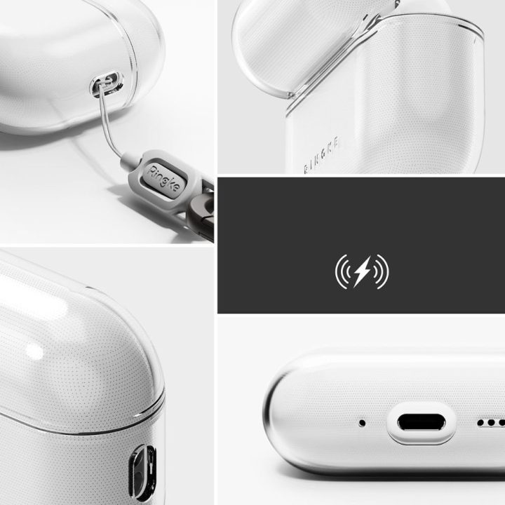 Dėklas skaidrus AirPods Pro 3 Ringke