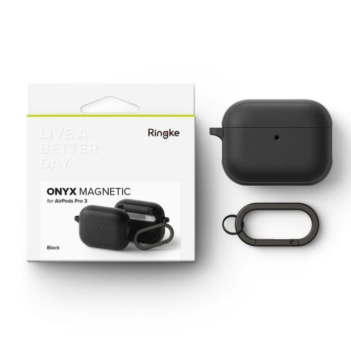 Dėklas magnetinis AirPods Pro 3 juodas Ringke