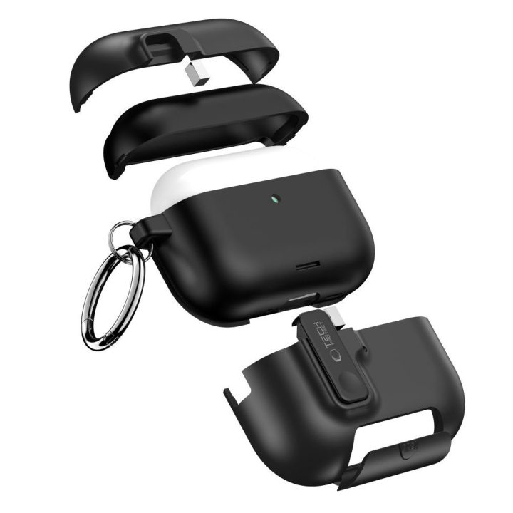 Dėklas AirPods Pro 3 juodas Slim Hook