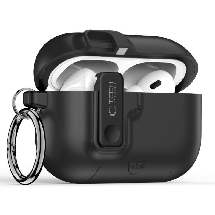 Dėklas AirPods Pro 3 juodas Slim Hook