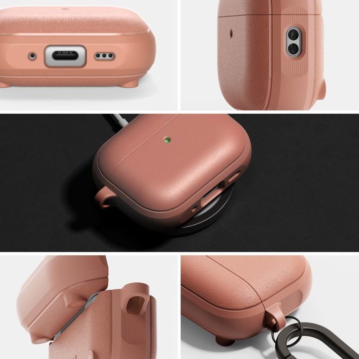 Dėklas magnetinis rožinis AirPods Pro 3 Ringke