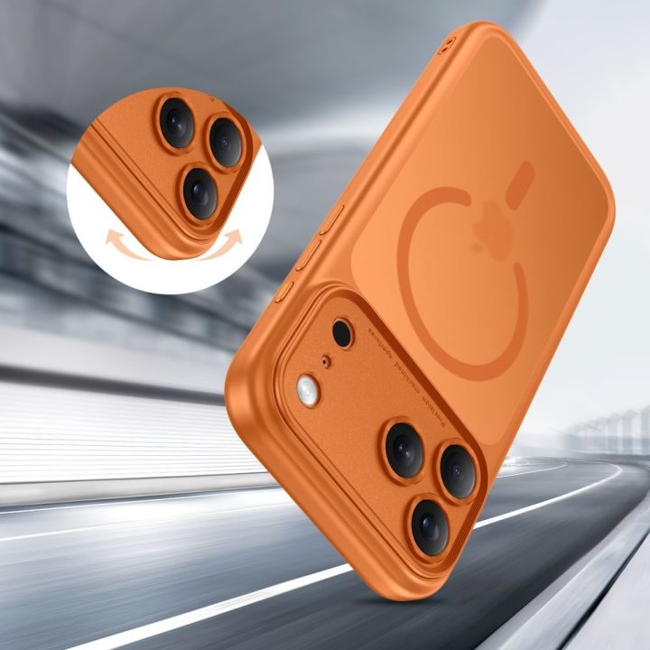 iPhone 17 Pro dėklas oranžinis Magpeak