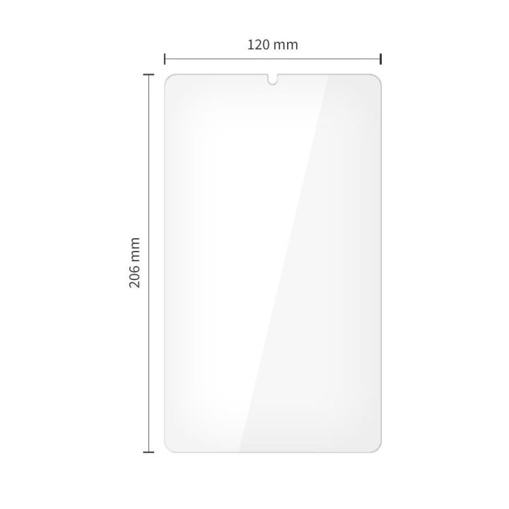Samsung Galaxy Tab A9 / A11 grūdinto stiklo plėvelė (2 vnt.) Glass Fit+