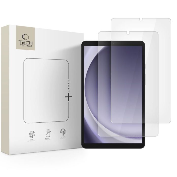 Samsung Galaxy Tab A9 / A11 grūdinto stiklo plėvelė (2 vnt.) Glass Fit+