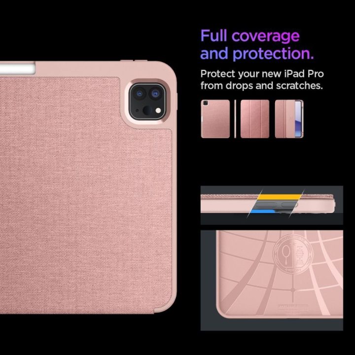 Dėklas iPad Pro 11 Urban Fit rožinis Spigen
