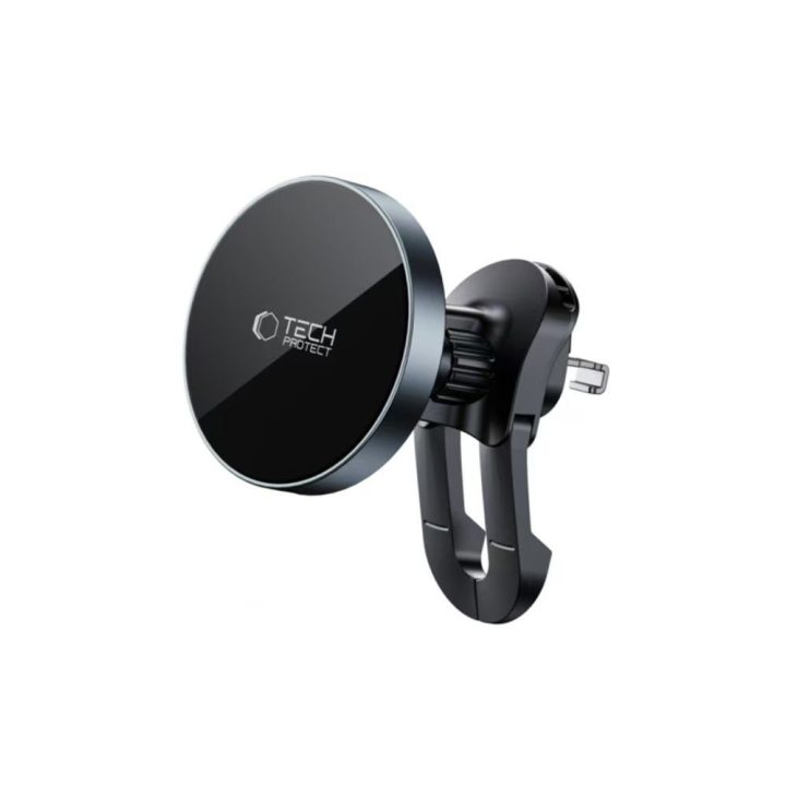 Automobilinis magnetinis telefono laikiklis MagSafe juodas MM15W-V5
