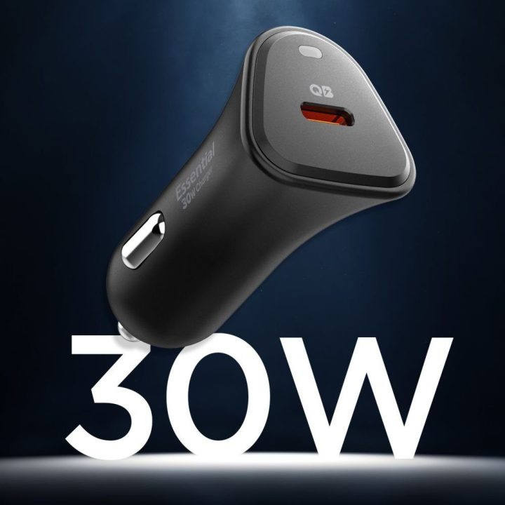 Automobilinis įkroviklis juodas 30W Spigen