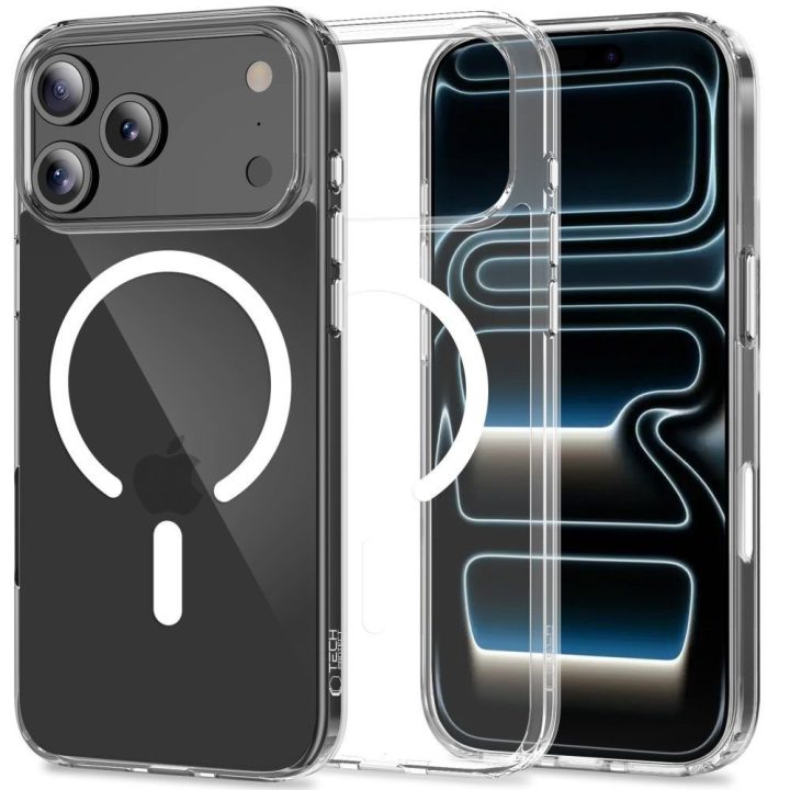 iPhone 17 Pro Skaidrus MagSafe dėklas Flexair