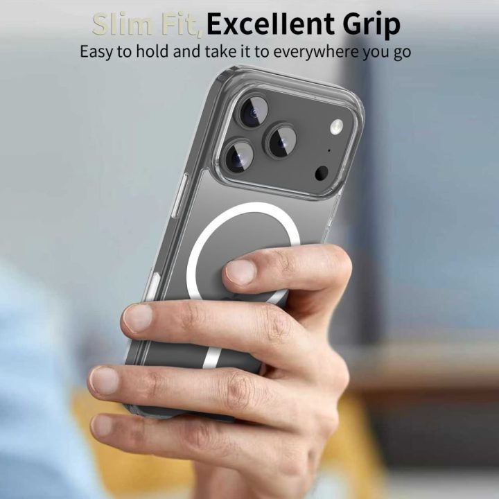 iPhone 17 Pro Skaidrus MagSafe dėklas Flexair