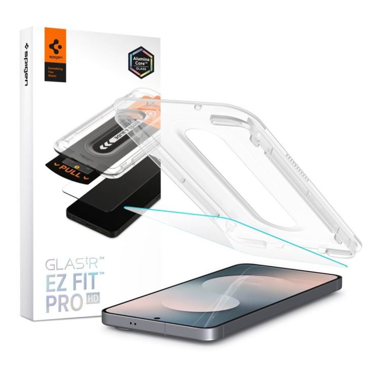 Samsung Galaxy S25 FE grūdintas stiklas (2 vnt.) Spigen