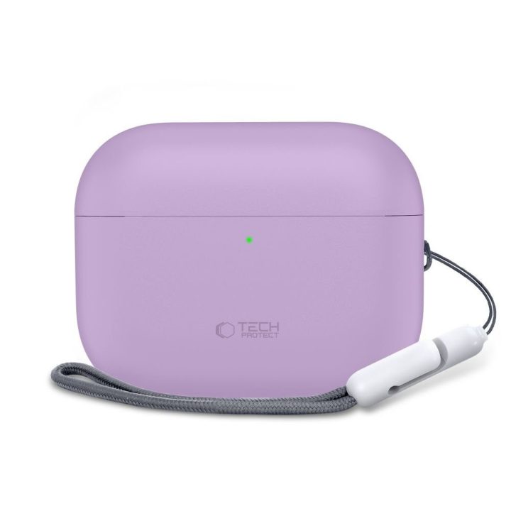Dėklas AirPods Pro 3 silikoninis violetinis – apsaugai