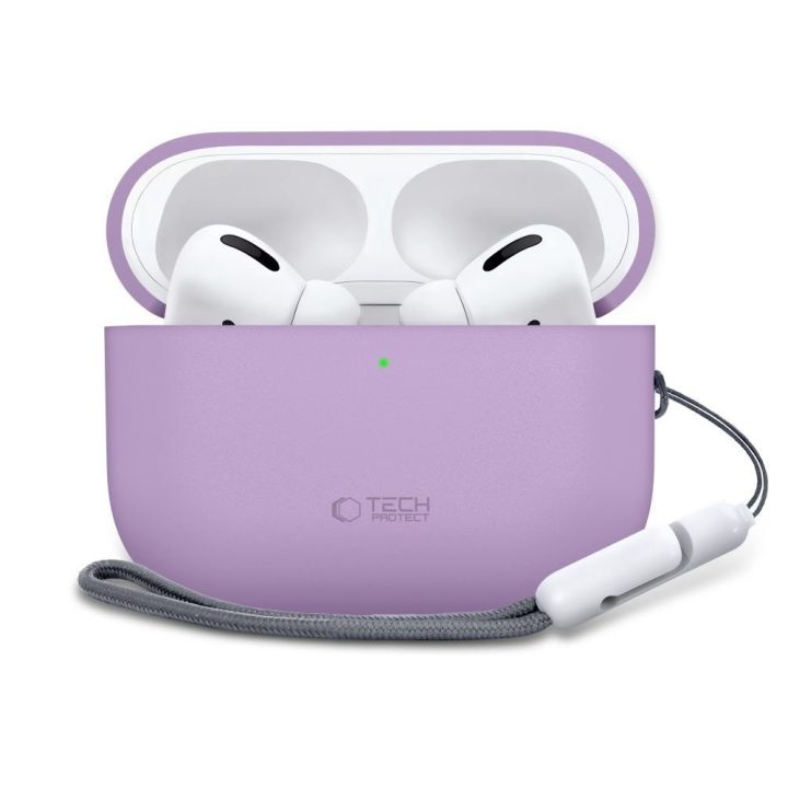 Dėklas AirPods Pro 3 silikoninis violetinis – apsaugai