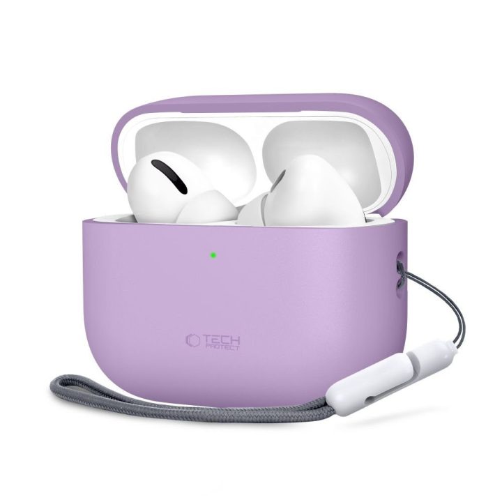 Dėklas AirPods Pro 3 silikoninis violetinis – apsaugai