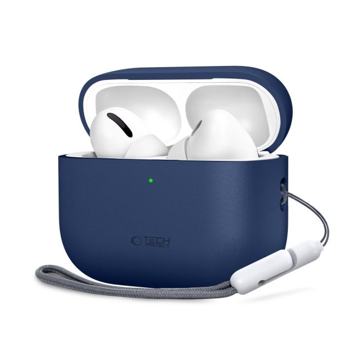 Dėklas AirPods Pro 3 tamsiai mėlynas Silicone Case