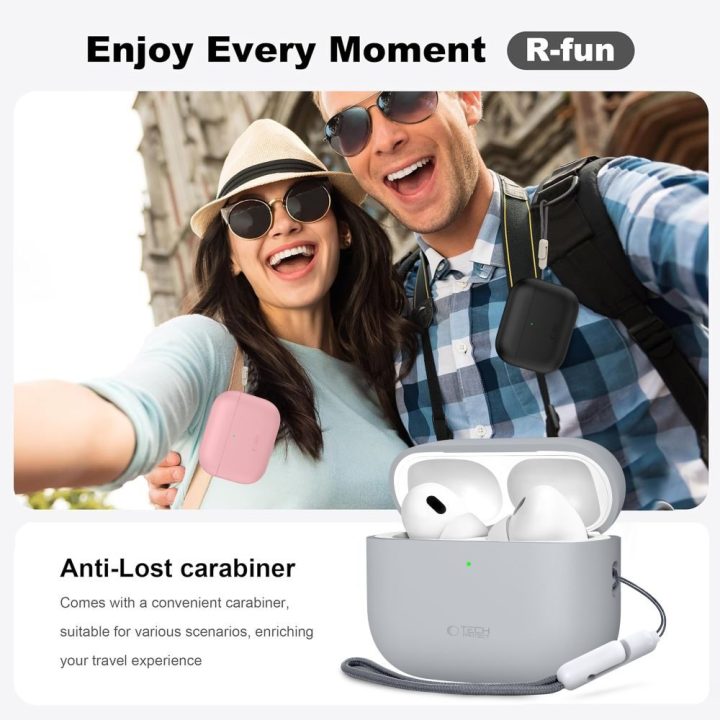Dėklas AirPods Pro 3 tamsiai mėlynas Silicone Case