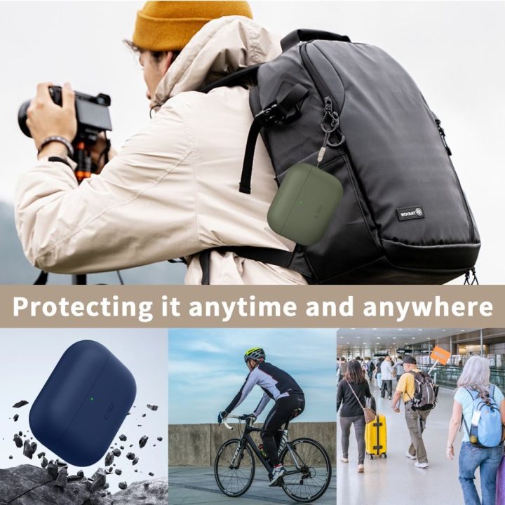 Dėklas silikoninis žalias AirPods Pro 3