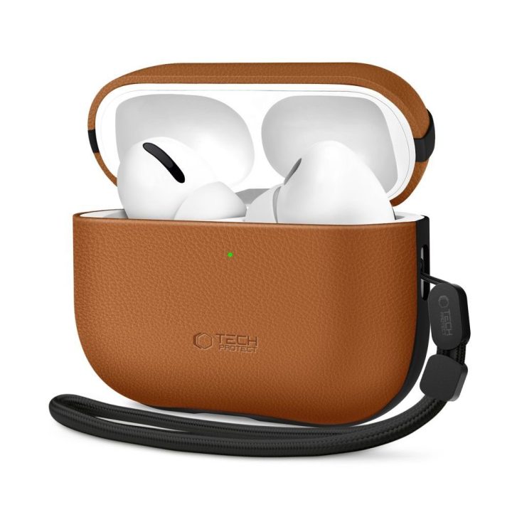 Dėklas AirPods Pro 3 rudas NaturalFit
