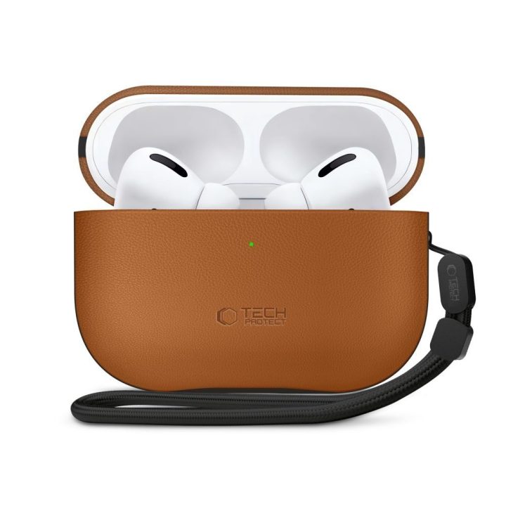 Dėklas AirPods Pro 3 rudas NaturalFit