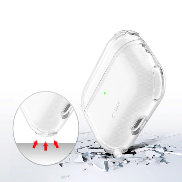 Dėklas skaidrus AirPods Pro 3 Bounce Case