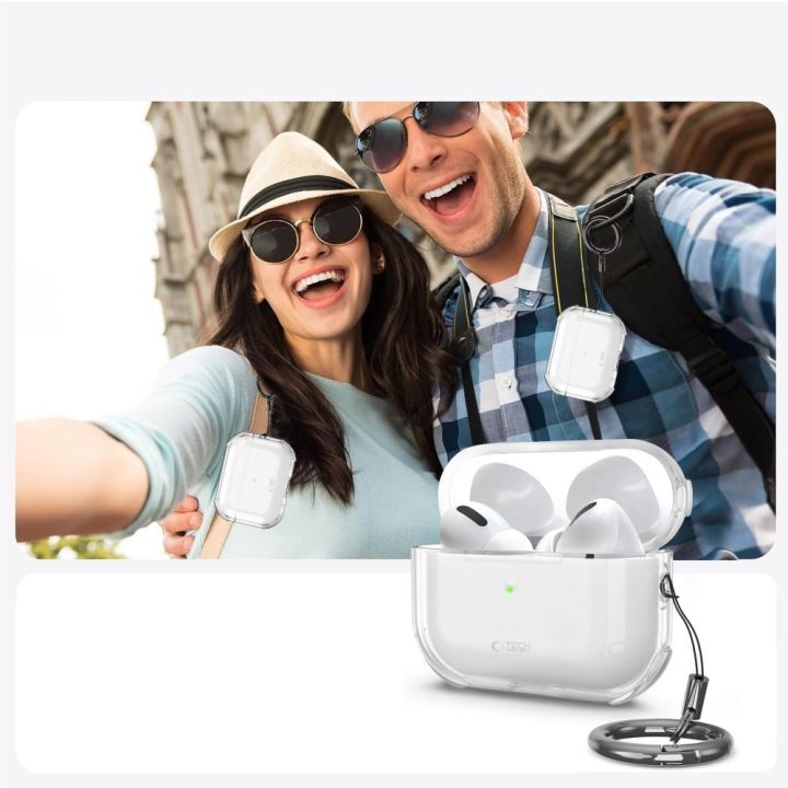 Dėklas skaidrus AirPods Pro 3 Bounce Case