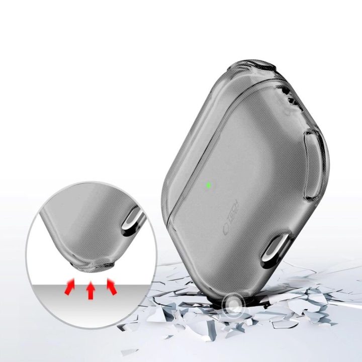 Dėklas AirPods Pro 3 permatomas Bounce