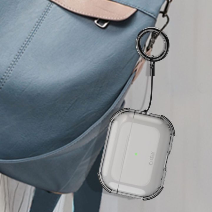 Dėklas AirPods Pro 3 permatomas Bounce