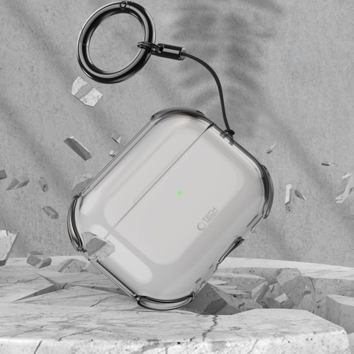 Dėklas AirPods Pro 3 permatomas Bounce