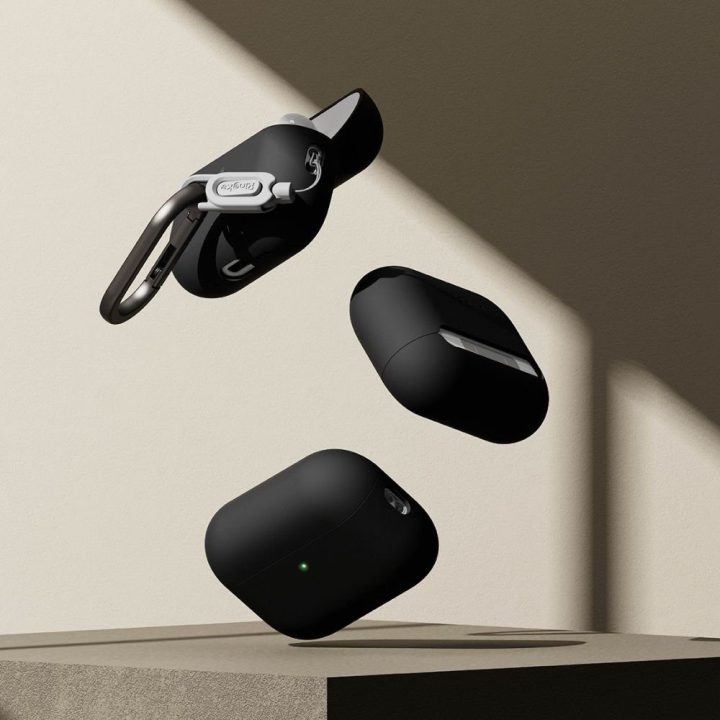 Dėklas silikoninis AirPods Pro 3 juodas Ringke
