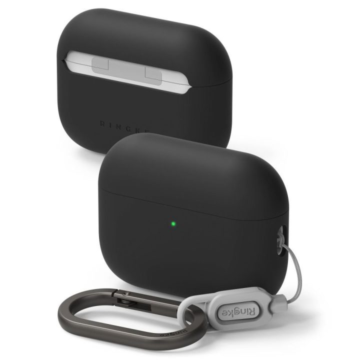Dėklas silikoninis AirPods Pro 3 juodas Ringke