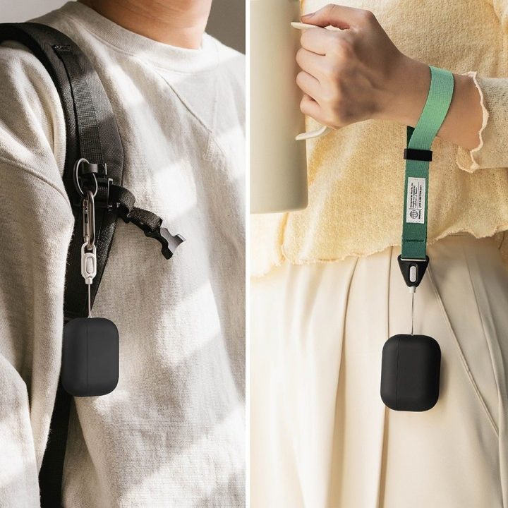 Dėklas silikoninis AirPods Pro 3 juodas Ringke