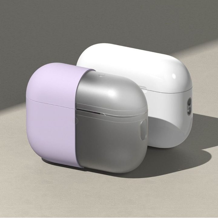 Dėklas silikoninis AirPods Pro 3 violetinis Ringke