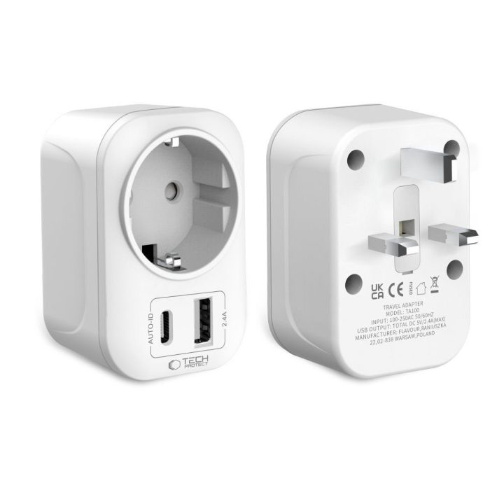 Adapteris USB baltas TA100