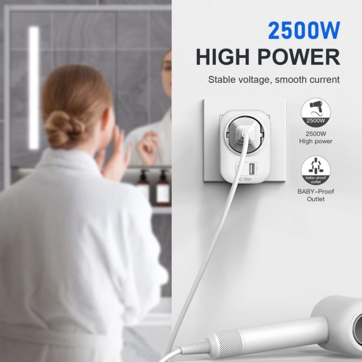 Adapteris USB baltas TA100